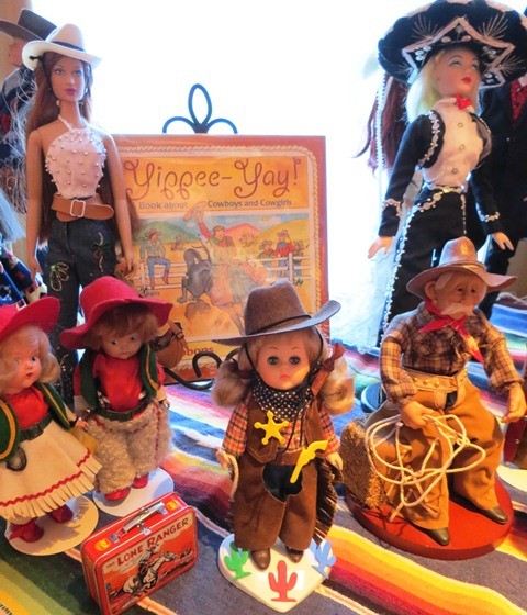 Cowboy Dolls - Sheriff Ginny and gang